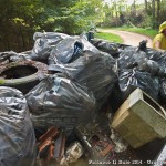 Puliamo il Buio 2014 - Il camion pieno di rifiuti